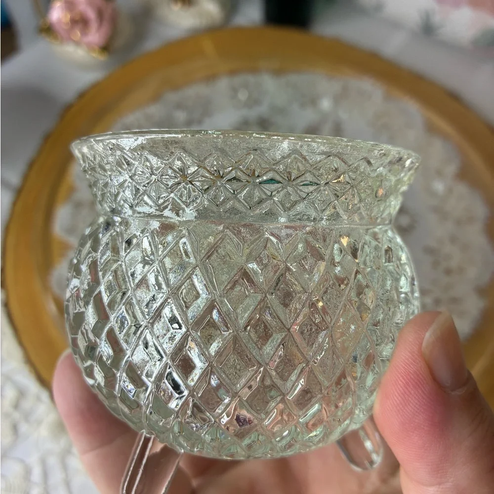 Indiana Glass sugar bowl sphere holder - Picture 6 of 8